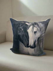 Horse Embrace 22” Pillow